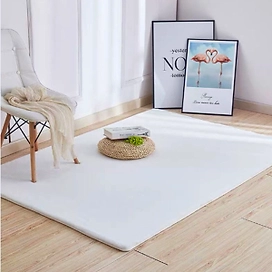 Коврик плюшевый DASCH My Bunny 50х80 см белый