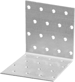 Уголок крепежный перфорированный равносторонний kur 50х50х2 мм