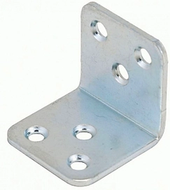 Уголок крепежный равносторонний kur Tech-KREP 60х60х2 мм серебряный