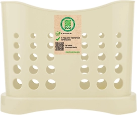 Сушилка для столовых приборов Plast Team STOCKHOLM молочный