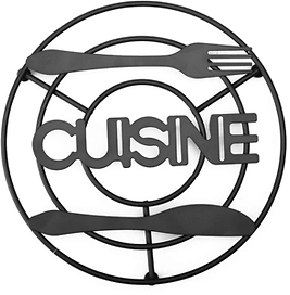 Подставка стальная под горячее ATMOSPHERE Mineral 20x20x1 см 