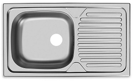 Мойка врезная UKINOX GM 76X44 (0,5) G 760х435х155 мм