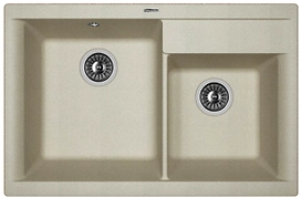 Мойка кухонная FLORTEK Капелла, грей