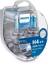 Лампа галогенная автомобильная Philips ULTRA H4 12В 60Вт 2 шт