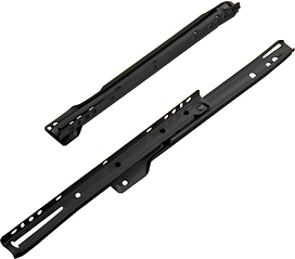 Направляющая мебельная роликовая LEMAX Prof NR-08-BL1-350 черный