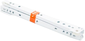 Направляющая мебельная роликовая LEMAX Prof NR-08-WT1-400 белый