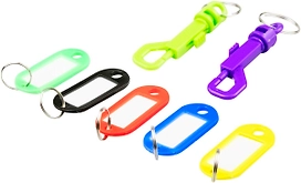 Набор колец для ключей 7 предметов