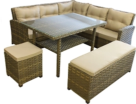 Набор мебели монако искусственный ротанг 5 предметов