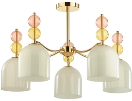 Люстра потолочная Sonex GILLIAN 4589/5C 5xE27x40 Вт