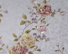 Виниловые обои Elysium Гармоника 84304 сиреневые 0,53х10 м