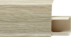 Напольный плинтус WINART TERA ПВХ Дуб Меланж 2200x72 мм