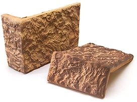 Жаростойкая плитка Терракот Старый замок Макси углов. 23,2x12,3 см 20 шт