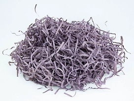 Наполнитель бумажный для подарков "стружка" сиреневая 10х10 см