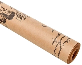 Упаковочная бумага крафт "элегантная" для подарков 70х7 см