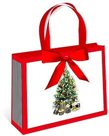 Сумка cbDelux новогодняя Арт и Дизайн с бантом 23х18