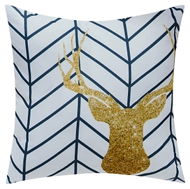 Подушка декоративная Belezza Олень геометрия 35х35 см