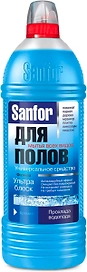 Средство для мытья полов Sanfor Ультра блеск Прохлада водопада 1 л