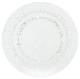 Тарелка стеклянная Relief 22 см