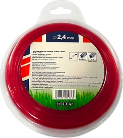 Леска для триммеров 2,4 мм x 50 м Звездочка