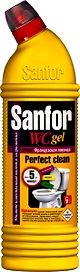 Гель для чистки унитаза Sanfor WC gel Perfect clean  Лаванда 0,75 л