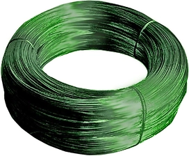 Проволока вязальная стальная в ПВХ оболочке 1,6 мм 50 м моток 9 кг