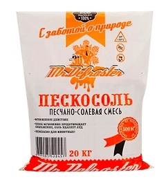 Противогололедный реагент Mr.Defroster ПЕСКОСОЛЬ 20кг
