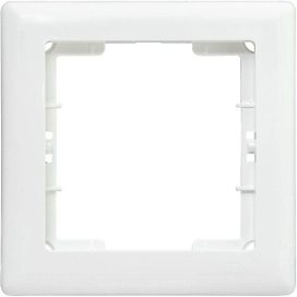 Рамка IEK BOLERO РГ-1-ББ 1 пост белый