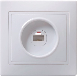 Розетка IEK КВАРТА РТ10-КБ белый