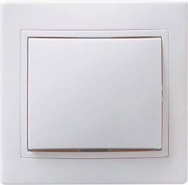 Выключатель IEK КВАРТА ВС10-1-0-КБ 1 клавиша белый