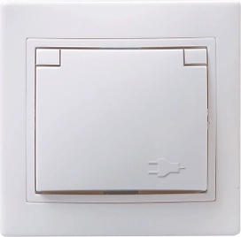 Розетка IEK КВАРТА РСб10-3-КБ белый