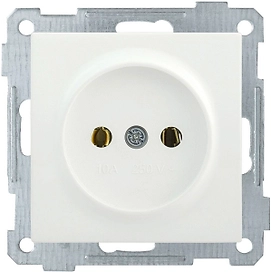 Розетка IEK BOLERO РС10-1-0-Б белый