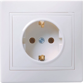Розетка IEK КВАРТА РС10-3-КБ белый