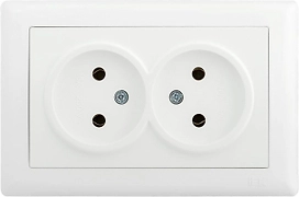 Розетка IEK BOLERO РС20-1-0-ББ белый