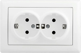 Розетка IEK BOLERO РС21-1-0-ББ белый
