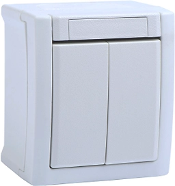 Выключатель Panasonic Pacific 2кл. IP56 белый матовый WPTC40092WH-RU