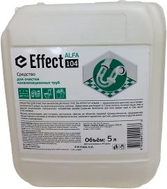 Средство для избавления от засоров Effect ALFA 104 5 л