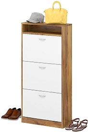 Обувница напольная ФЕЛИКС 60х23х124 см белый