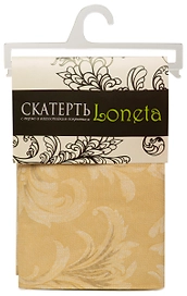 Скатерть Mori Loneta венеция коричневая 140х180 см