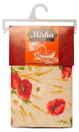 Скатерть Mori Mirha папаверо красная 140х180 см