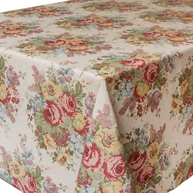 Клеенка Mori Mirha ФИОРИ бежевая 140 см