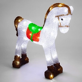 Световая фигура Лошадка акриловая Neon-Night 38х13х38см