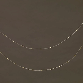 Гирлянда нить 160 LED теплый белый 8 м