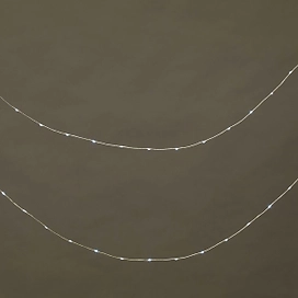 Гирлянда нить 160 LED холодный белый 8 м