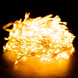 Гирлянда кластер 240 LED теплый белый 2,4 м