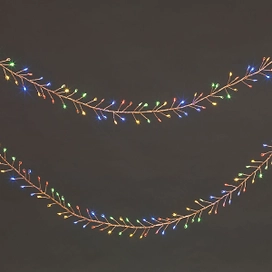 Гирлянда кластер 240 LED многоцветная 2,4 м