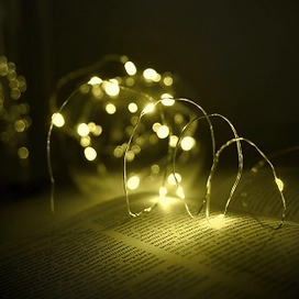 Гирлянда нить SH LIGHTS 20 LED теплый белый 1,9 м