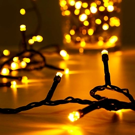 Гирлянда нить SH LIGHTS 120 LED теплый белый 12 м DCB-LD120WW-E-C-31V