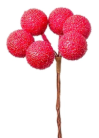 Набор красных шариков на вставке 10x10x10 cм