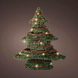 Украшение елка 50 LED тепл белый 60 см