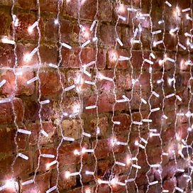 Гирлянда уличная Neon-Night Дождь белый 192 LED 2x1,5 м